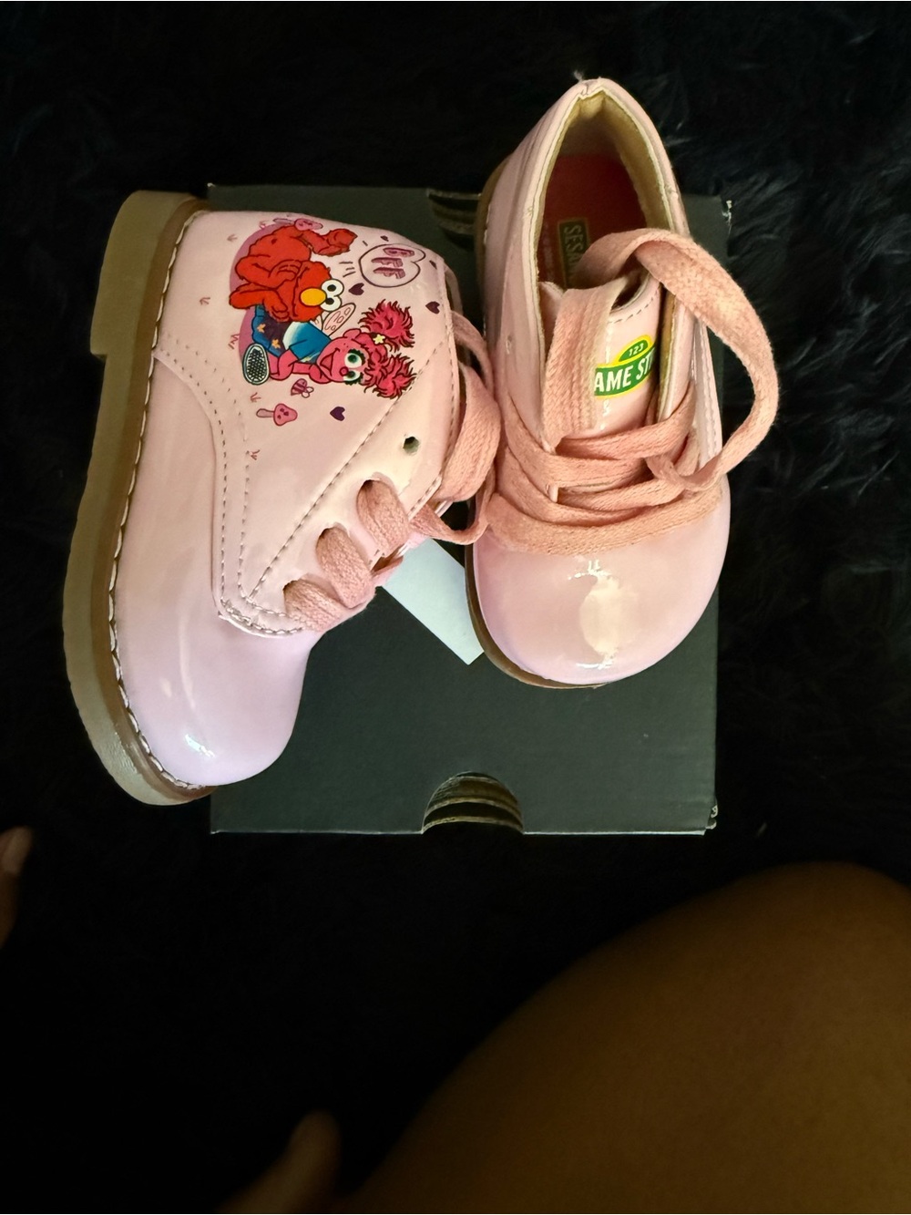 Girls' Pink Character Lace-Up Kids Shoes